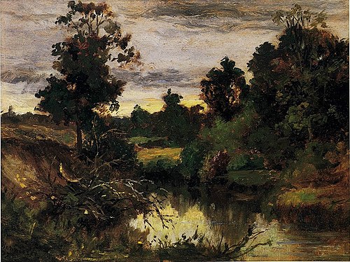 Untitled (Trees and Shrubbery), 1877, Edward Mitchell Bannister