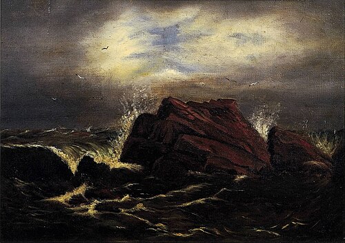 Untitled (Bass Rock), , Edward Mitchell Bannister