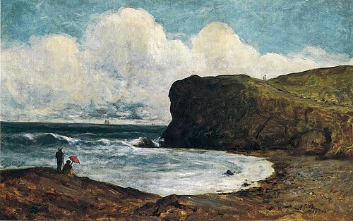 Bath Road Cliff, Newport, 1889, Edward Mitchell Bannister