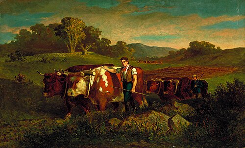 Herdsmen with Cows, 1869, Edward Mitchell Bannister