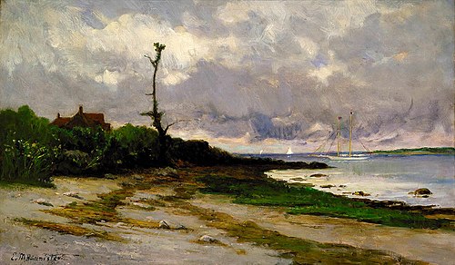 Landscape near Newport, R. I., 1877, Edward Mitchell Bannister