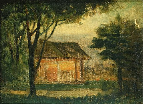 The Old Homestead, 1864, Edward Mitchell Bannister