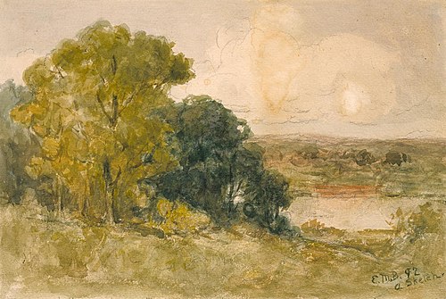 On the Seekonk, 1892, Edward Mitchell Bannister