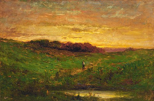 Sunset, 1883, Edward Mitchell Bannister