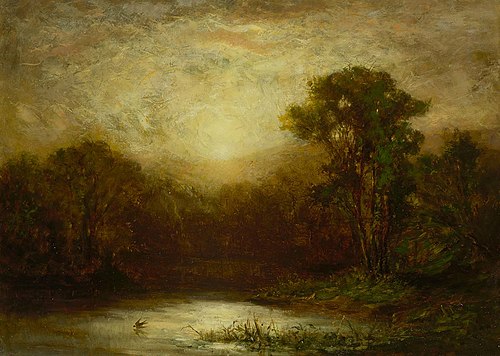 Sunset, 1877, Edward Mitchell Bannister