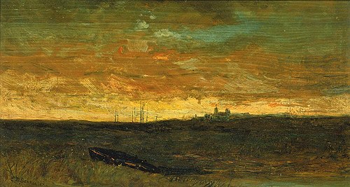Sunset Scene, 1880, Edward Mitchell Bannister