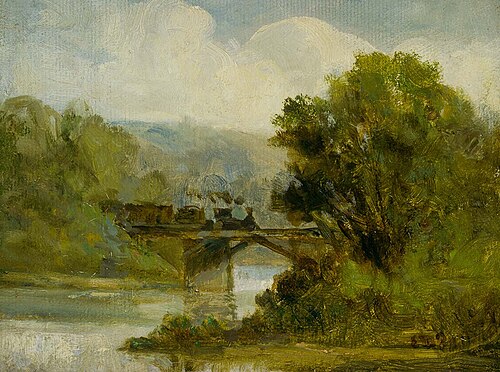 Train, 1877, Edward Mitchell Bannister