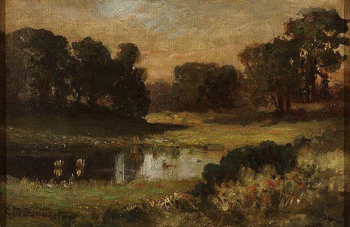At the Oakside Beach, 1877, Edward Mitchell Bannister