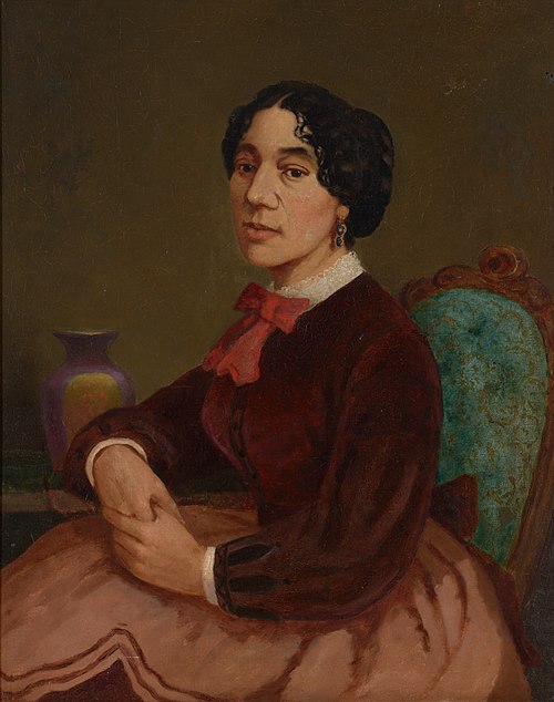 Portrait of Christiana Carteaux Bannister, 1860, Edward Mitchell Bannister