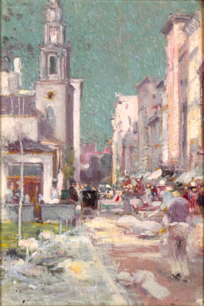 Westminster Street, 1897, Edward Mitchell Bannister