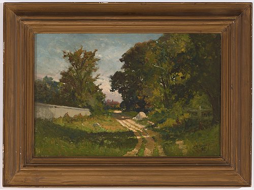 Road to a House with a Red Roof, 1889, Edward Mitchell Bannister
