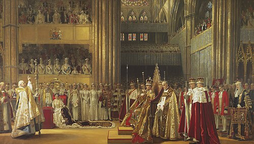 Coronation of King George VI (1895-1952), 1938, Frank O. Salisbury