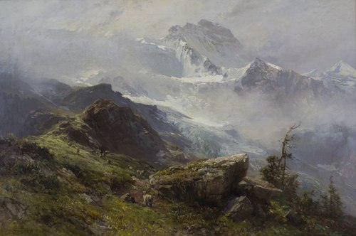 The Jungfrau, 1887, Edward Theodore Compton