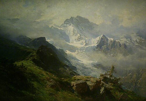 The Jungfrau, 1890, Edward Theodore Compton