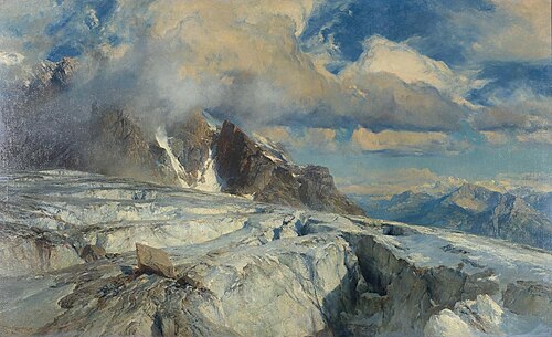 Saleinaz-Gletscher im Mont-Blanc-Gebiet, 1906, Edward Theodore Compton