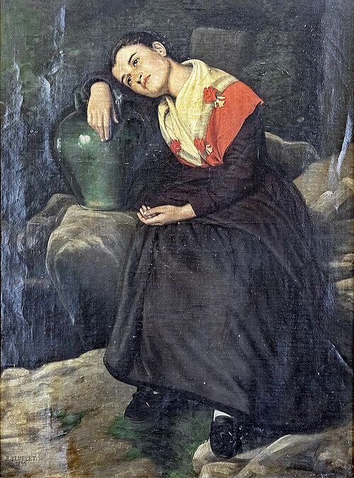Jeune fille à la cruche, 1895, Bernard Bénézet