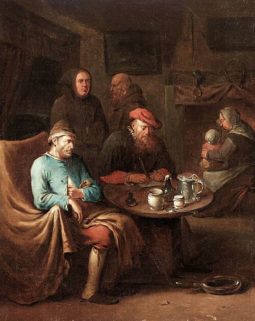 Visit of the Doctor, 1750, Egbert van Heemskerck