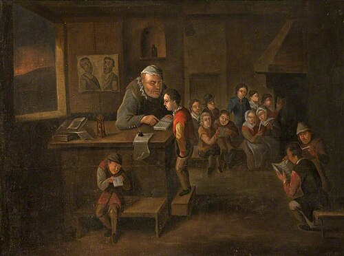 A School Room, 1750, Egbert van Heemskerck
