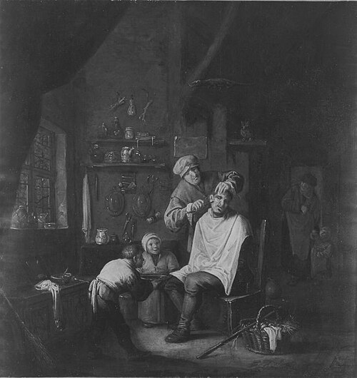 Eine Barbierstube, 1669, Egbert van Heemskerck