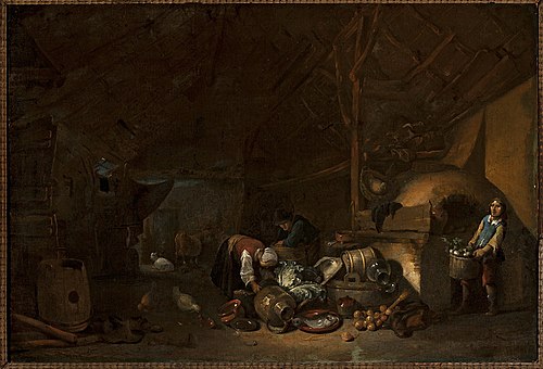 Inside a shed, , Egbert van der Poel