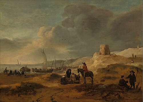 Strandansicht, 1645, Egbert van der Poel
