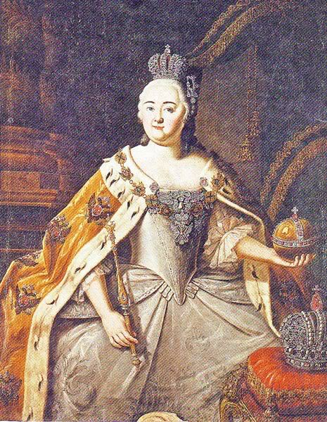 портрет Єлисавети Петрівни, 1750, Alexeï Antropov
