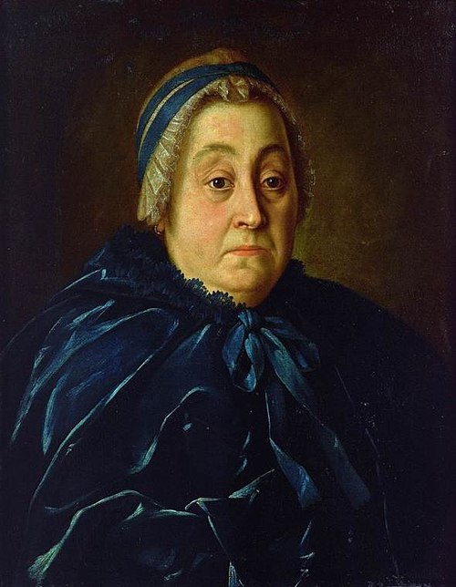 Porträt der Anna Vasiliyevna Buturlina (1708-1771), 1763, Alexeï Antropov