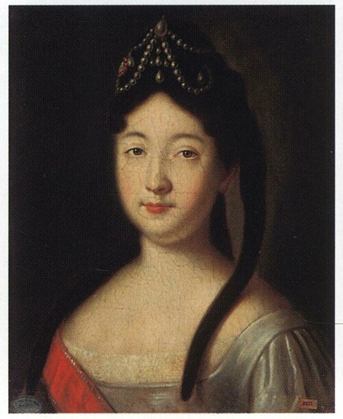 Portrait of the Tsarevna Anne Petrovna, 1772, Alexeï Antropov