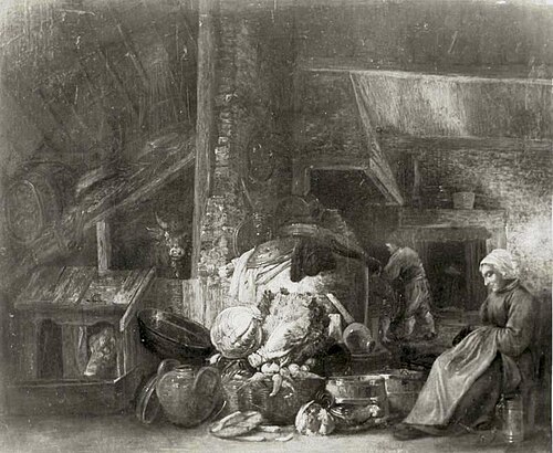 In the shed., 1650, Cornelis Saftleven