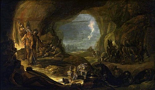 Funérailles d'un homme riche., 1631, Cornelis Saftleven
