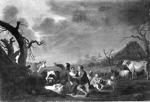 Verkündigung an die Hirten, 1642, Cornelis Saftleven