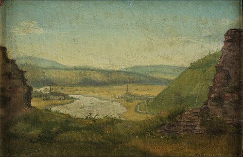 Landschaft bei Erlenbach am Main, , Franz Schmitt