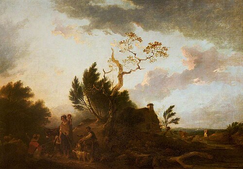 An Extensive Landscape with Gypsies, , Francis Bourgeois