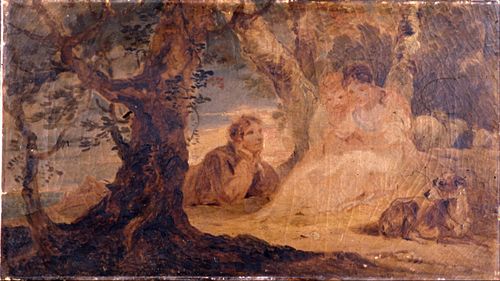 Figures in a Landscape, 1811, Francis Bourgeois