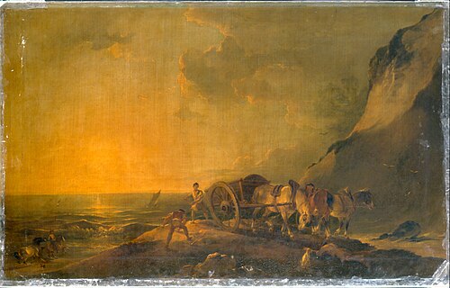 Sea Shore with Horse and Cart, 1811, Francis Bourgeois