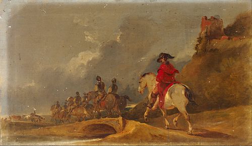 Cavalry in a Landscape, 1810, Francis Bourgeois