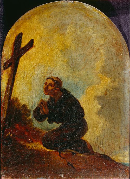 Friar in Prayer, 1798, Francis Bourgeois