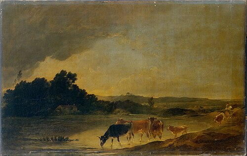 Landscape with Cattle, 1811, Francis Bourgeois