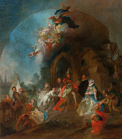 Founding of the Monastery in Louka, , Josef Winterhalder der Jüngere