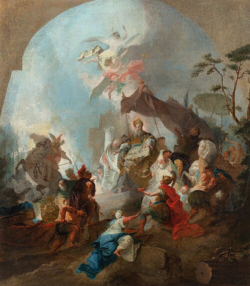 Alexander the Great Outside Jerusalem, , Josef Winterhalder der Jüngere