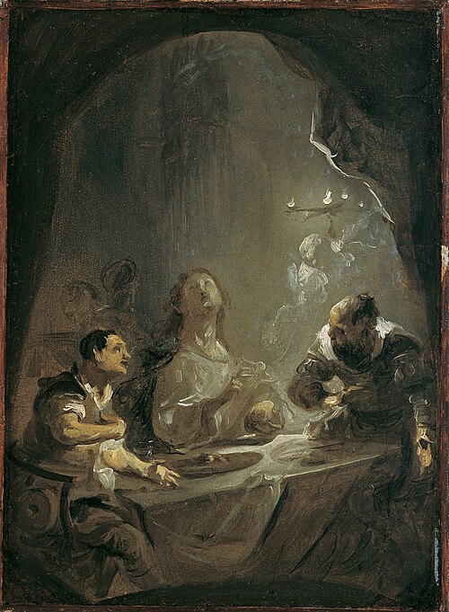 Christ at Emmaus, 1772, Josef Winterhalder der Jüngere