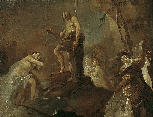 Die Taufe Christi, 1766, Josef Winterhalder der Jüngere