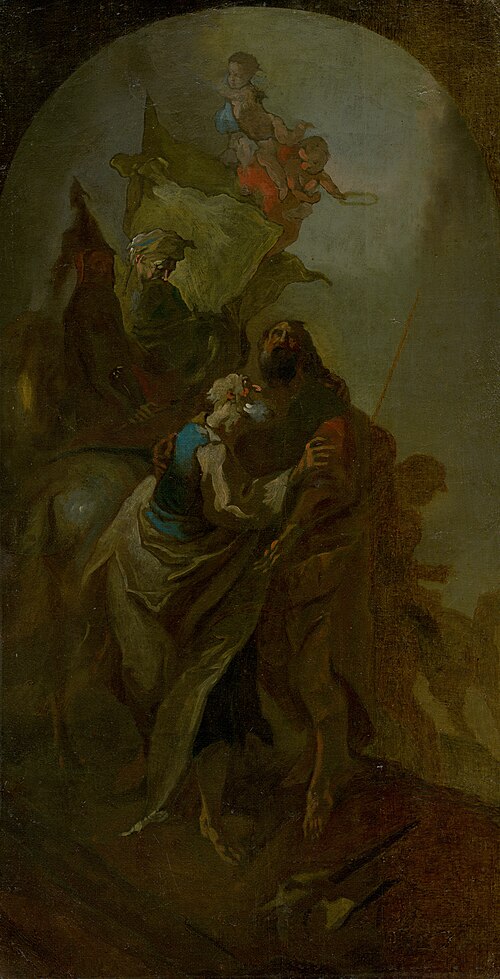 Rozlúčka apoštola Petra s Pavlom, 1785, Josef Winterhalder der Jüngere