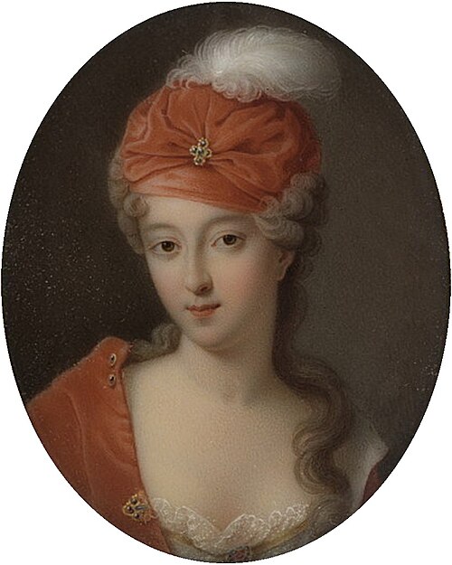 Portrait de Françoise-Marie de Bourbon, dite Mademoiselle de Blois, duchesse de Chartres puis d'Orlé, 1833, Marie-Victoire Jaquotot