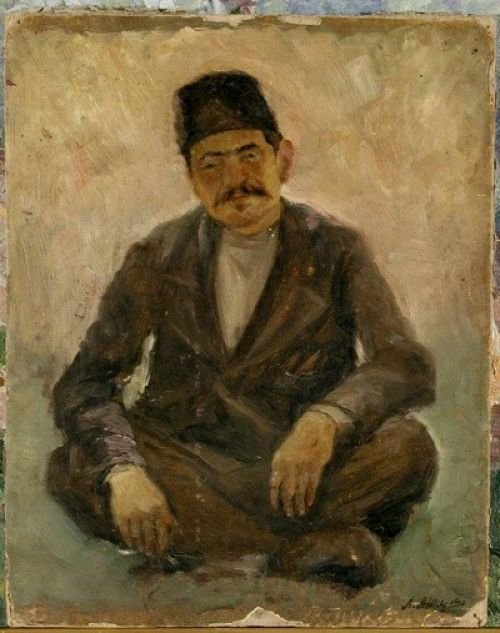 Мужчына, які сядзіць, 1905, Lev Alperovich