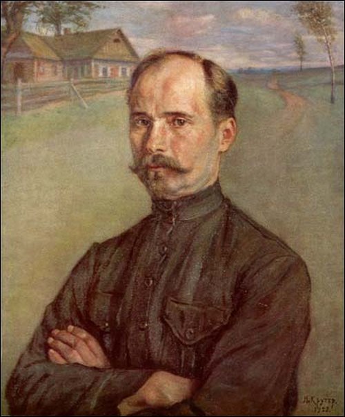 Портрет Якуба Коласа (картина Крюгера), 1923, Jacob Kruger