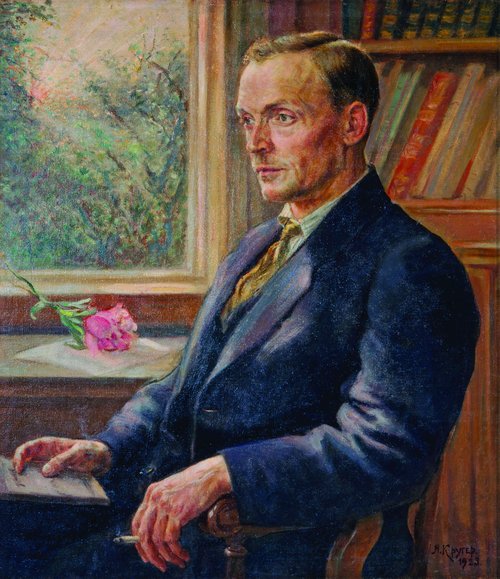 Партрэт Янкі Купалы, карціна Кругера, 1923, Jacob Kruger