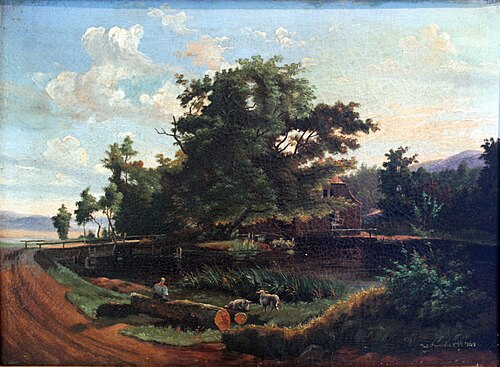 Landscape, 1864, Julius Grelstorff
