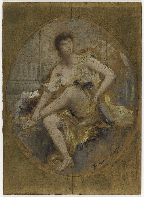 Esquisse pour le foyer du théâtre du Châtelet : La danse, 1891, François Lafon
