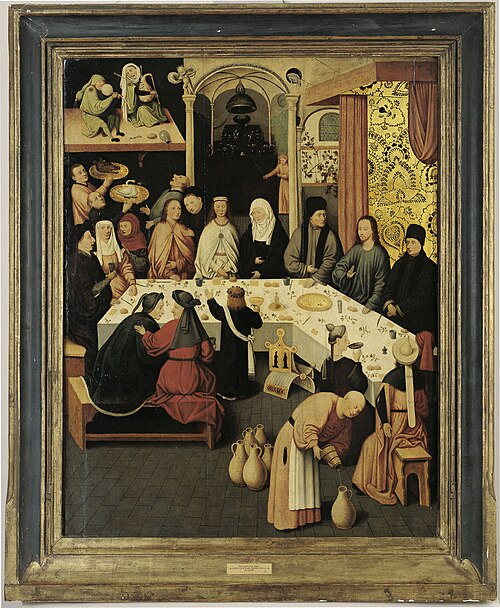 De bruiloft te Kana, 1550, Jérôme Bosch